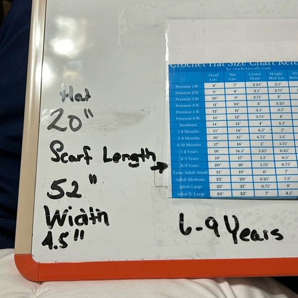 KIDS-Crochet Hat and Scarf Set - Picture 7 of 7